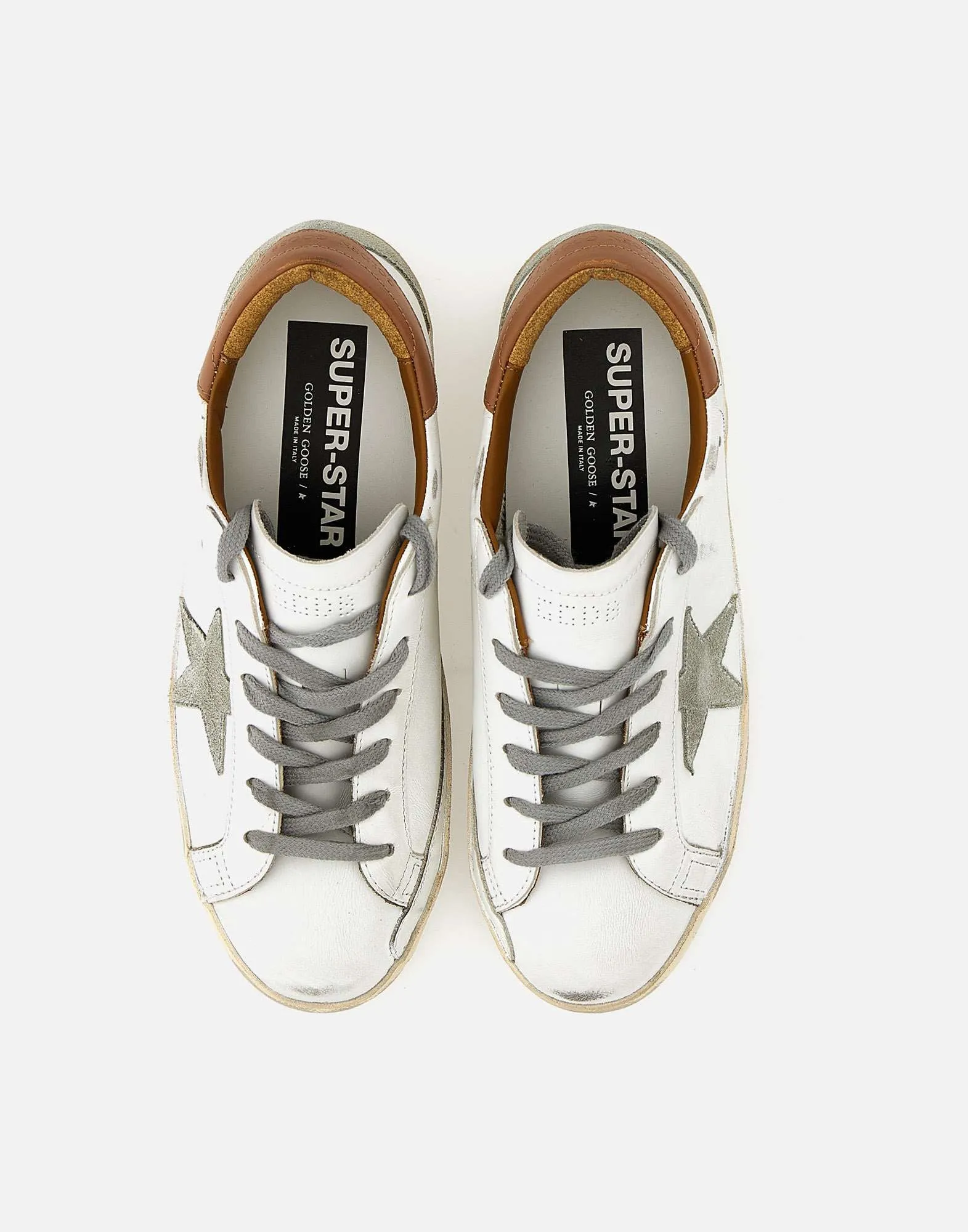 White Leather Super Star Classic Sneakers