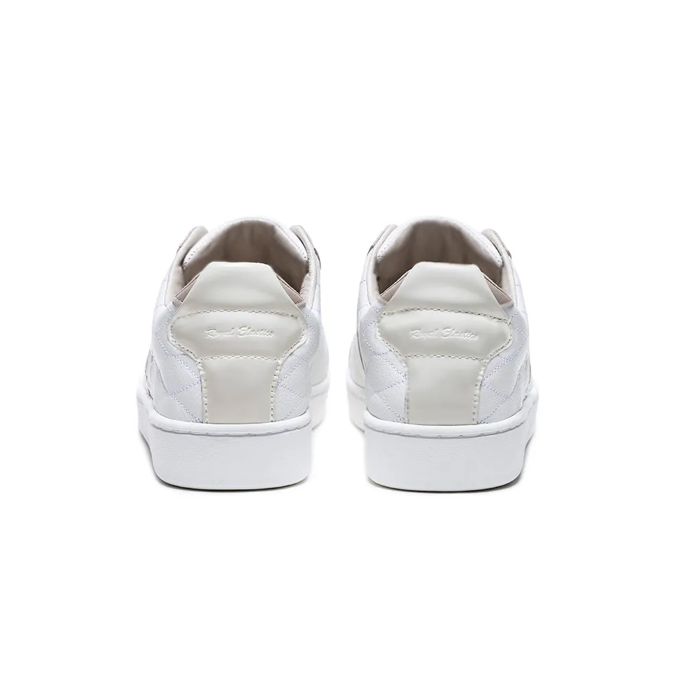 Women's Icon Lux White Beige Leather Sneakers 92523-000