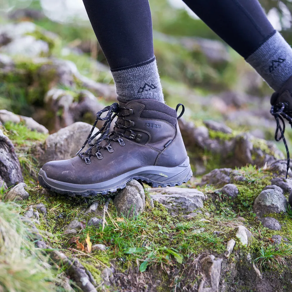 Womens Ströva Hiking Boots (Dark Brown)