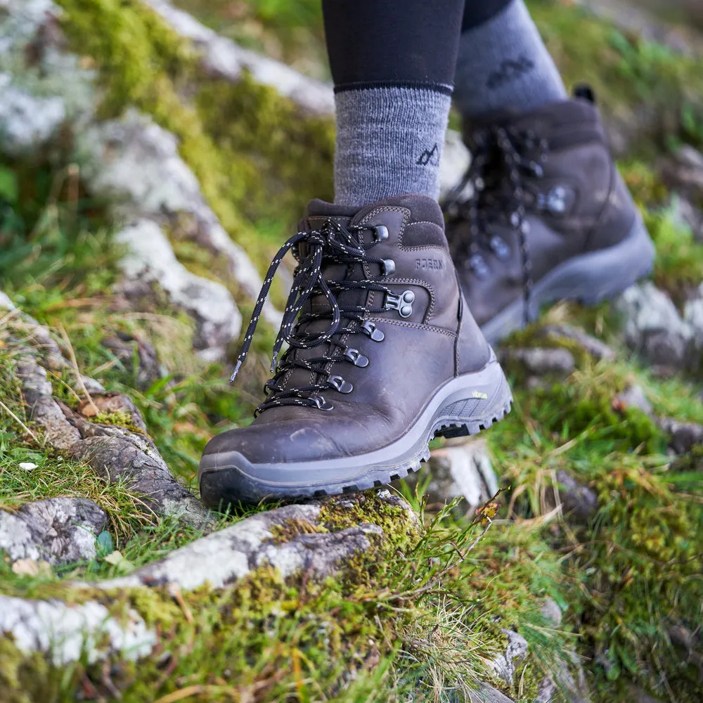 Womens Ströva Hiking Boots (Dark Brown)